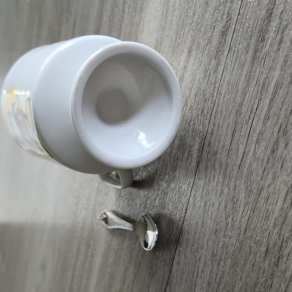 Disney Souvenoir mini Spoon w/ Mickey Charm & Disney Vintage Mickey Footed Mug! - Picture 10 of 10